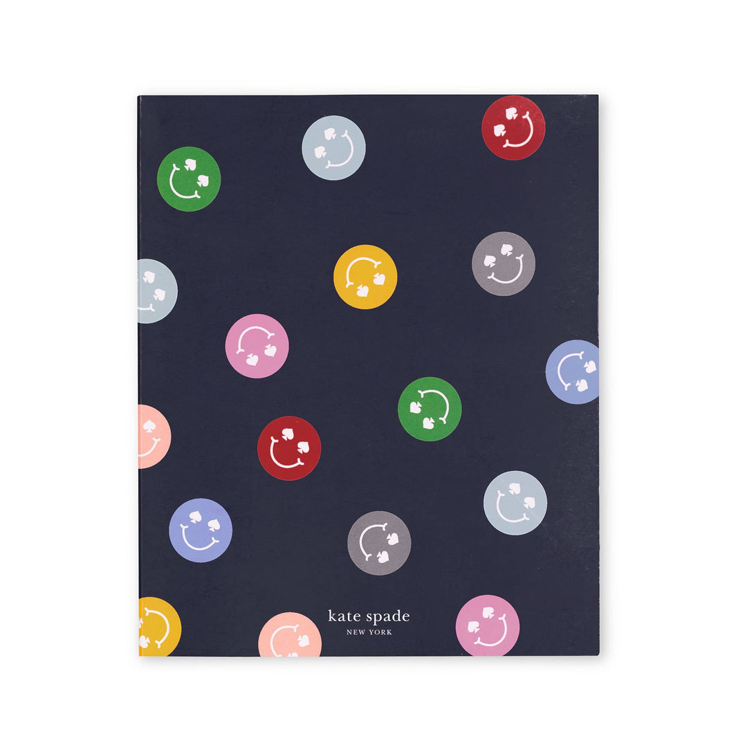 Concealed Spiral Notebook, Spade Smiley