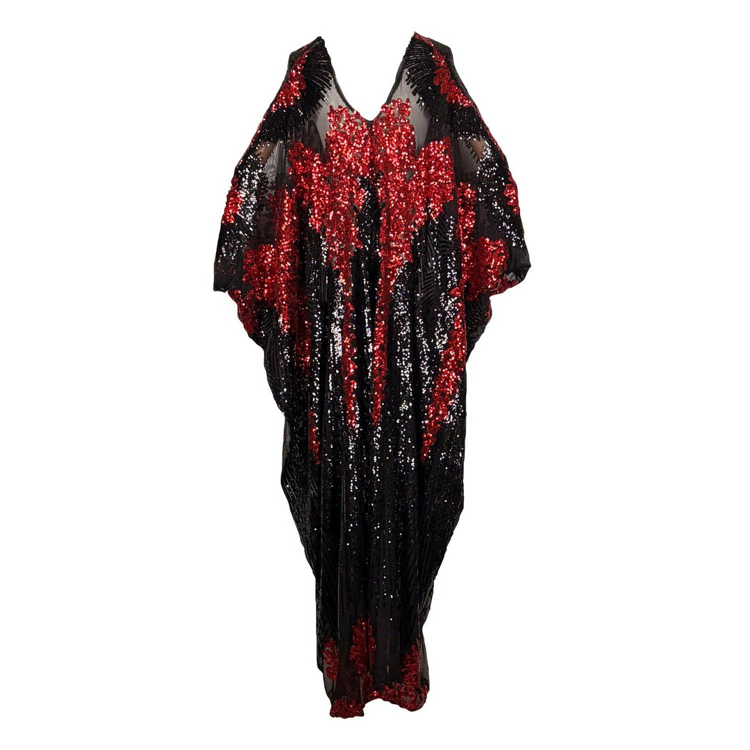 Vamp Ruby Sequin Caftan Kaftan Dress