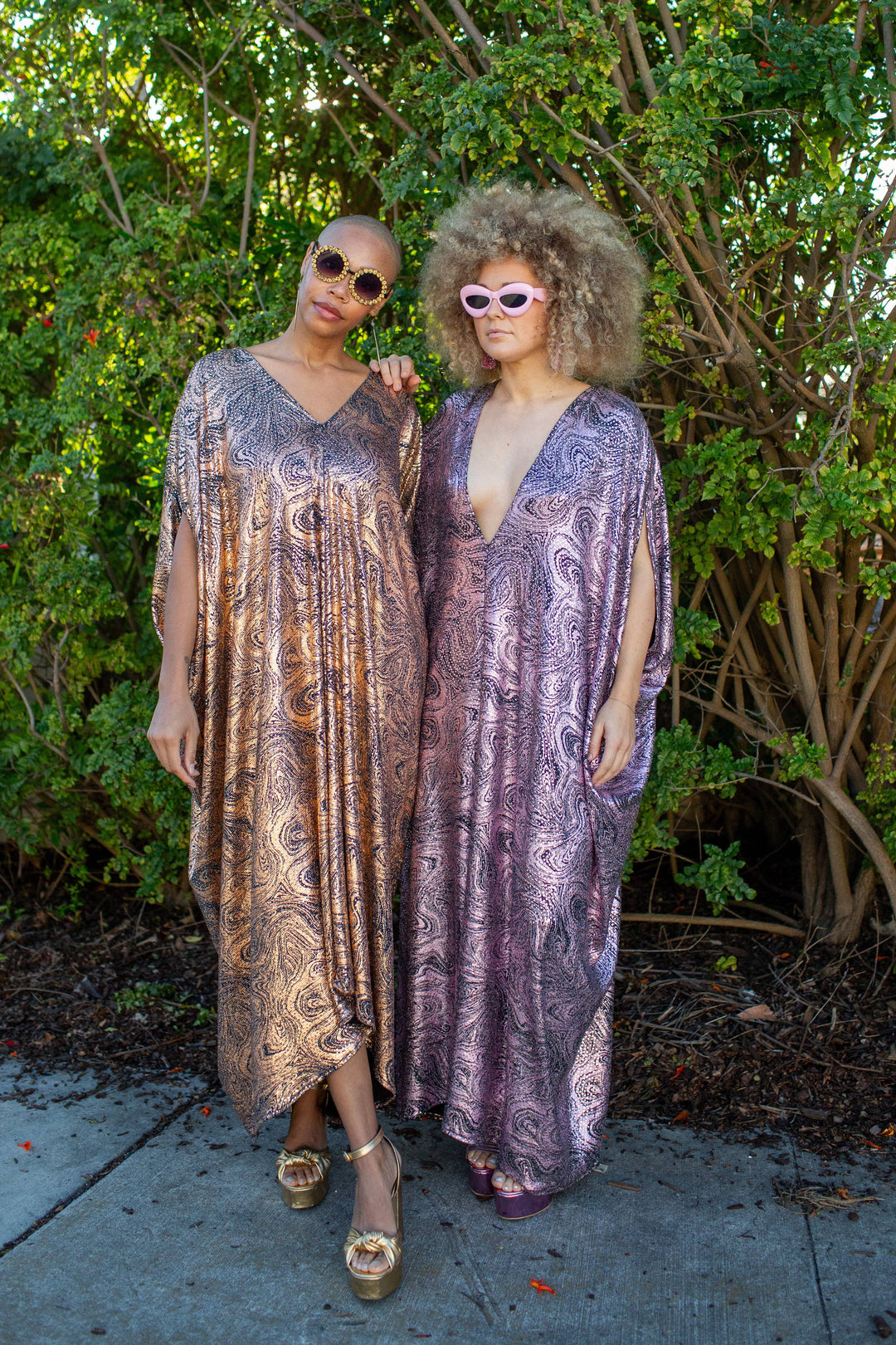 Sunset Current Sequin Caftan