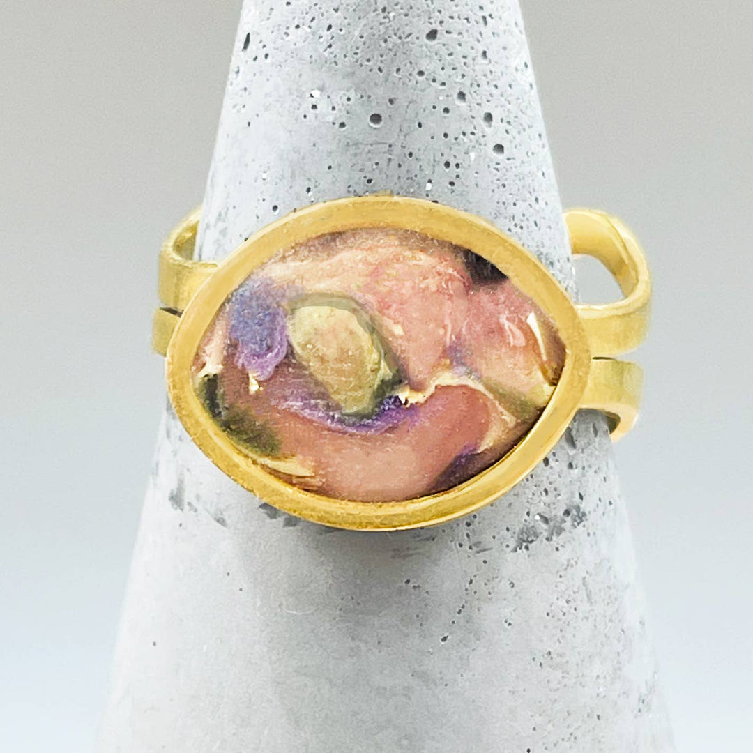 The Goldeneye Handmade Adjustable Ring