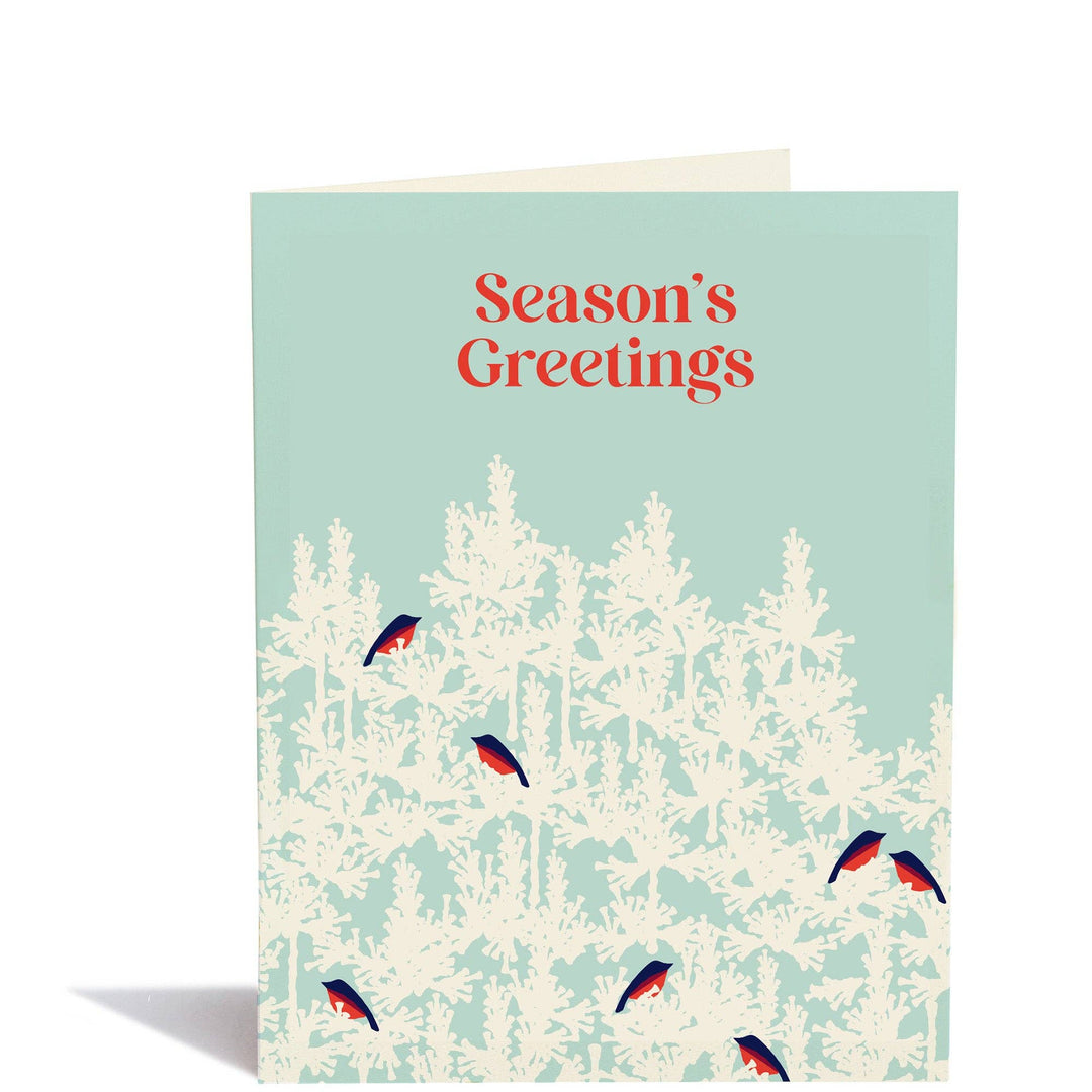 Holiday Birds in a Bush