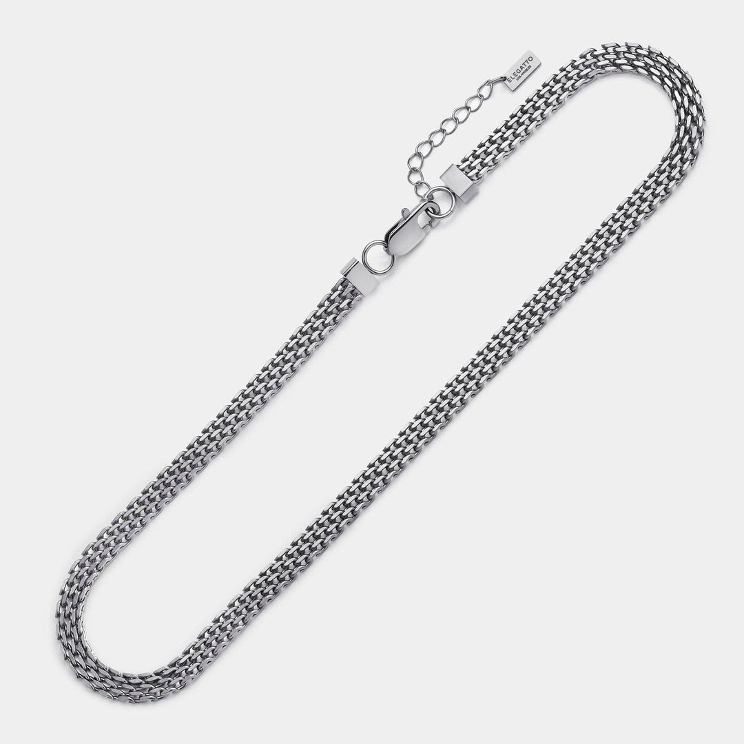 Mesh Choker - Silver