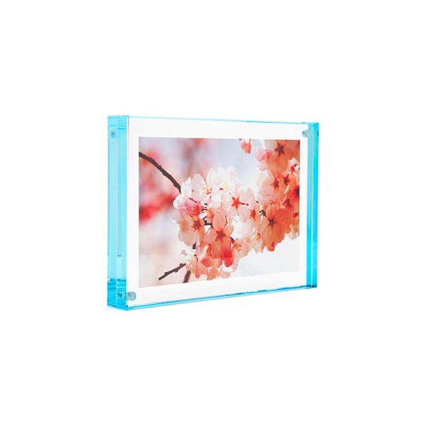 Aqua Color Edge Magnet Frame