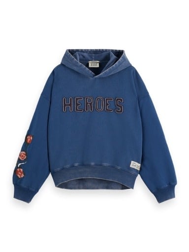 40 years washed artwork hoodie