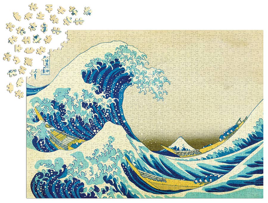 Hokusai: The Great Wave off Kanagawa 1000-Piece Enjoy Puzzle