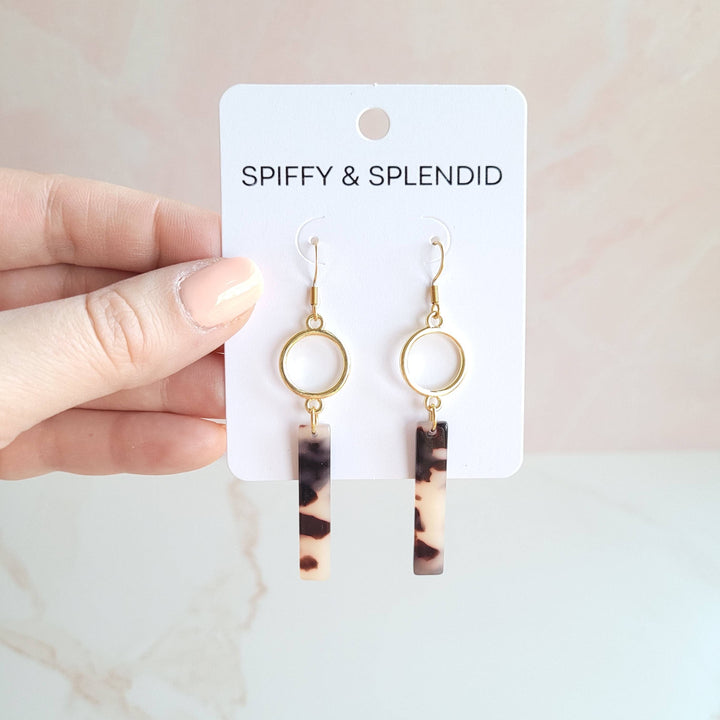 Isabella Earrings - Blonde Tortoise // Jewelry, Fall