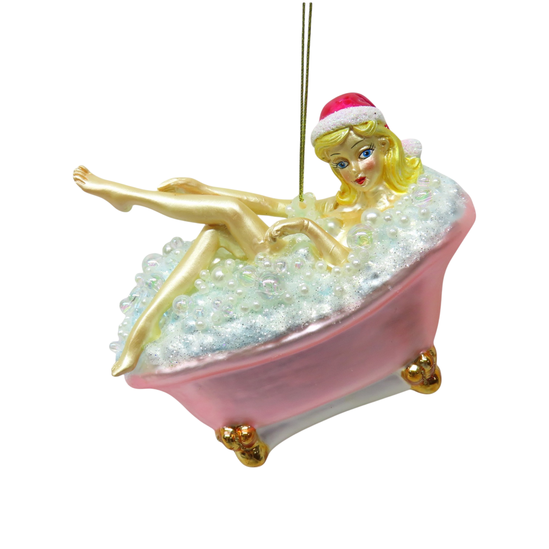 Girl in Bubble Bath