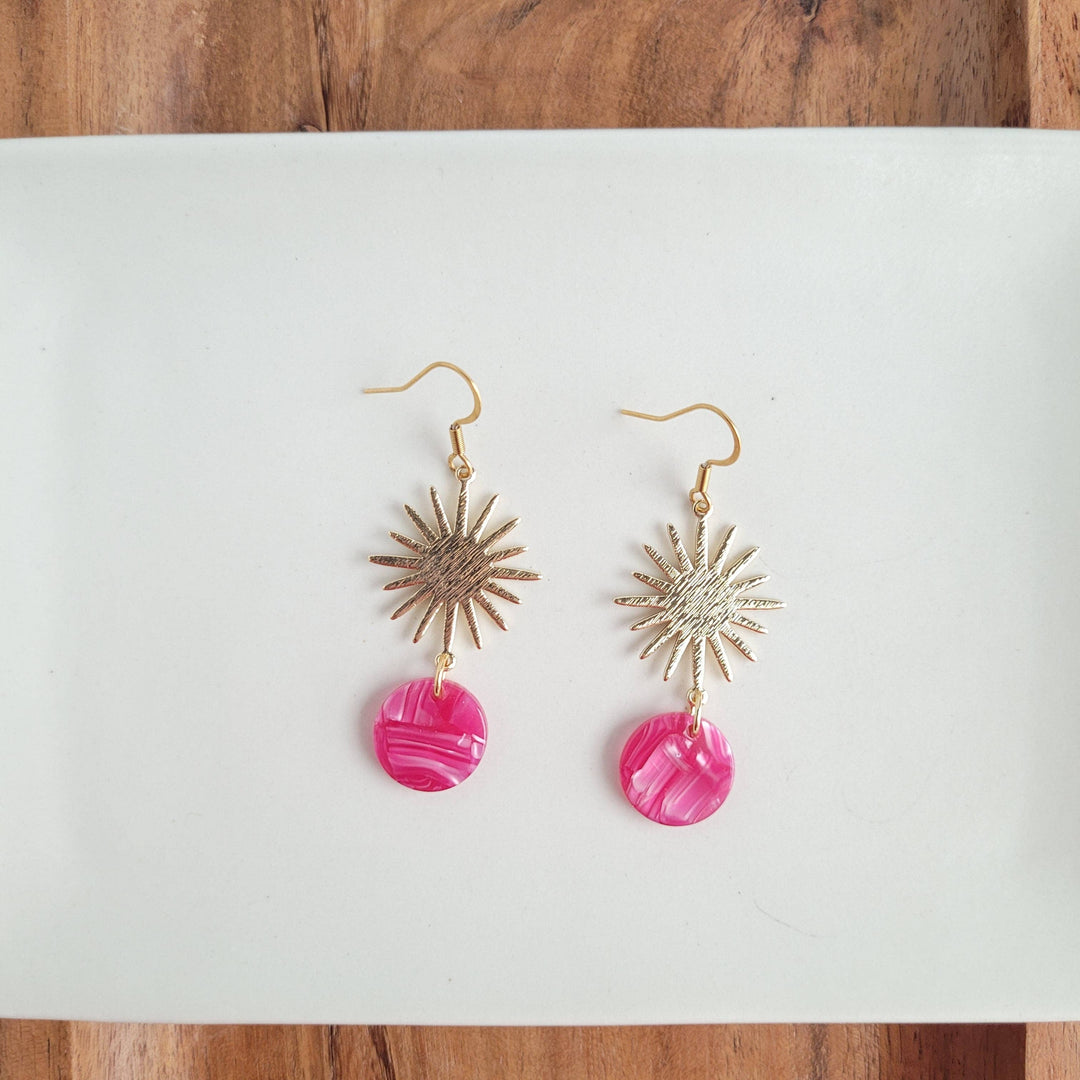 Solana Earrings - Raspberry // Jewelry