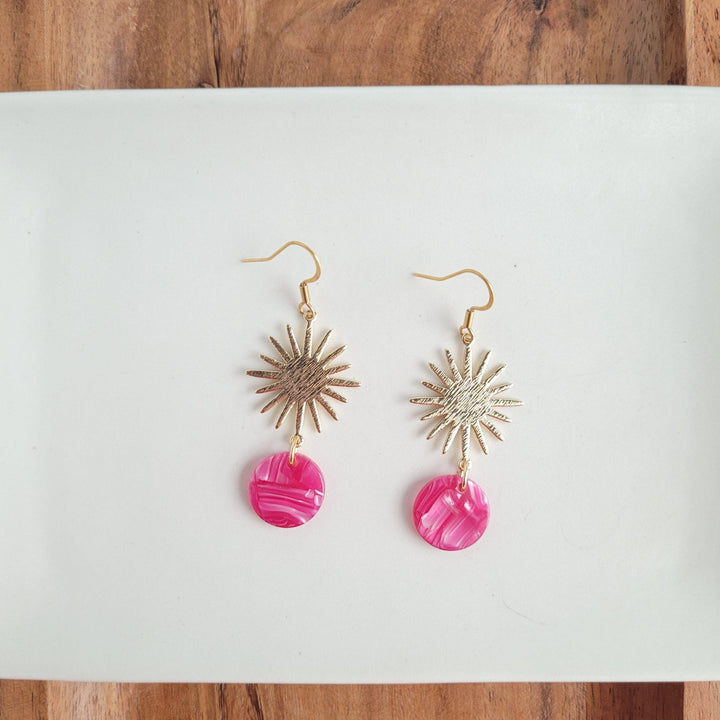 Solana Earrings - Raspberry // Jewelry