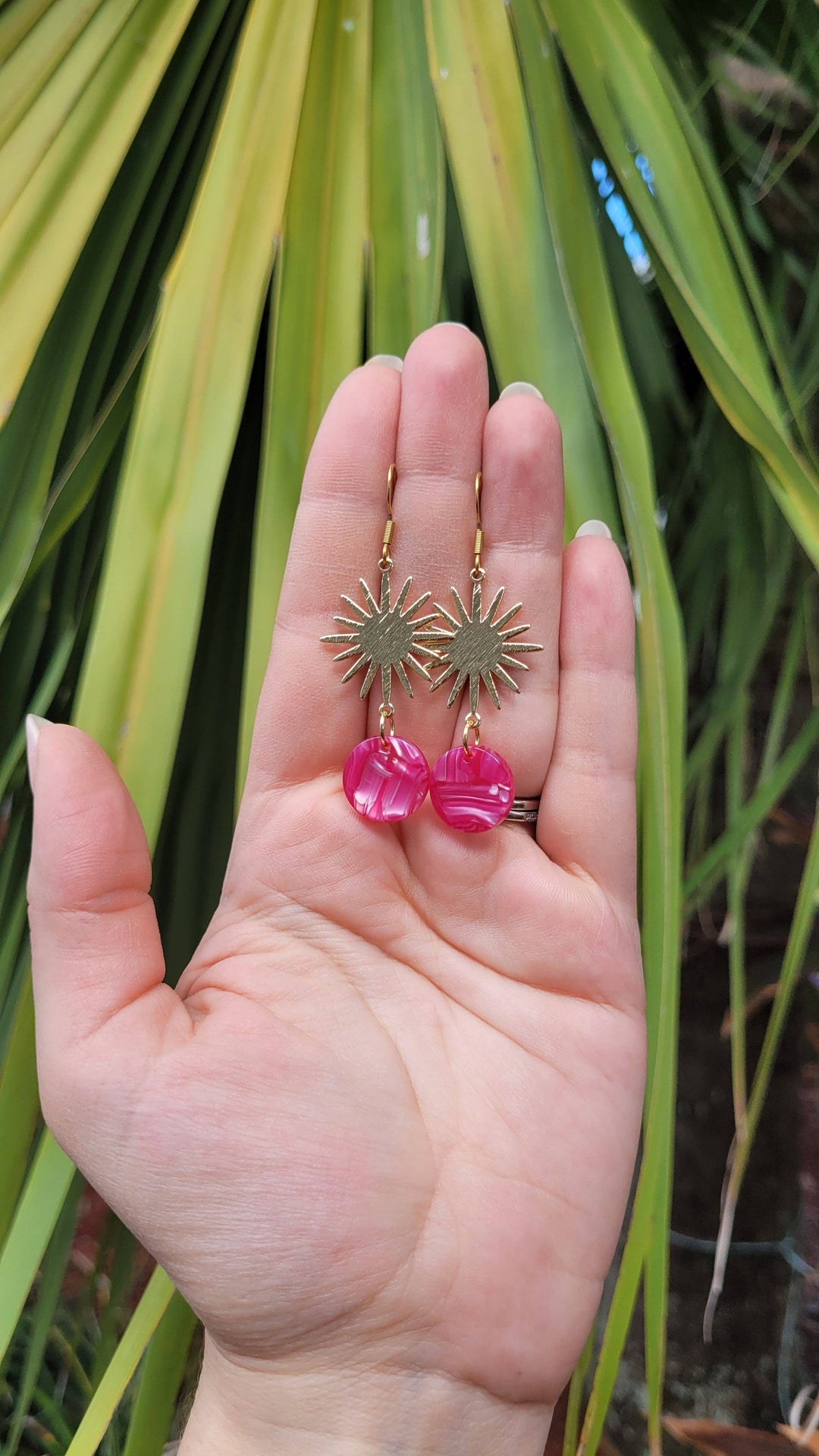 Solana Earrings - Raspberry // Jewelry