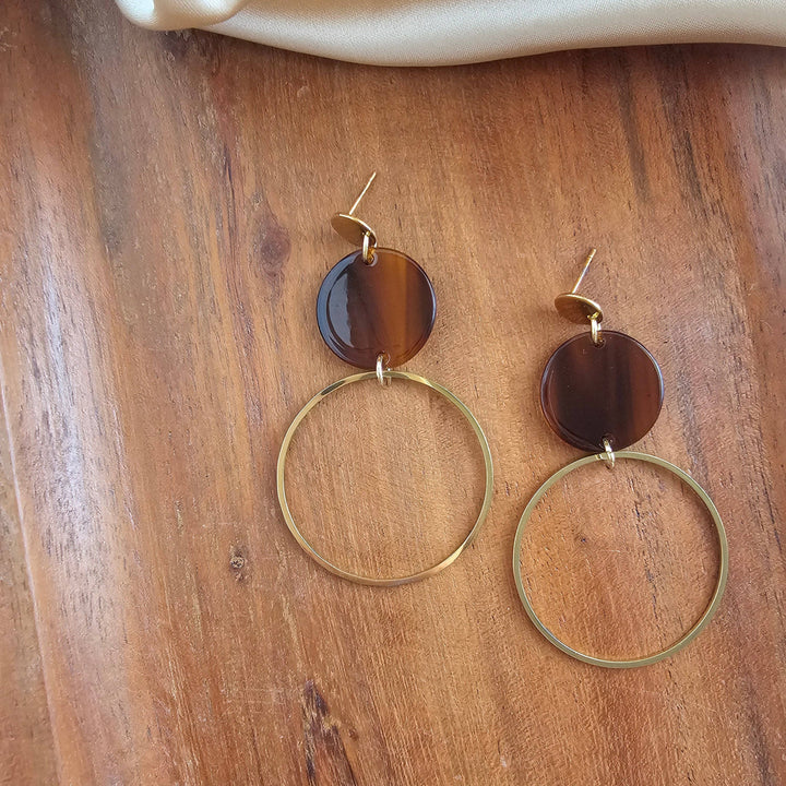Sadie Earrings - Walnut // Jewelry, Fall