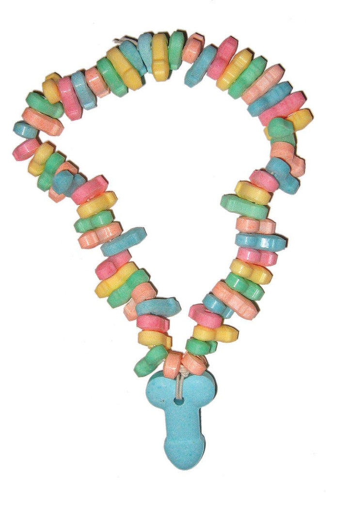 Super Fun Penis Candy Necklace - POP Display of 24