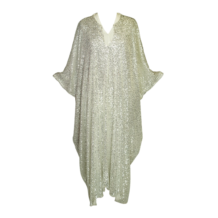 Diamond Dust Sequin Goddess Waist Caftan