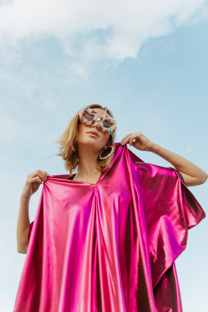Midnight Bubblegum Electric Caftan