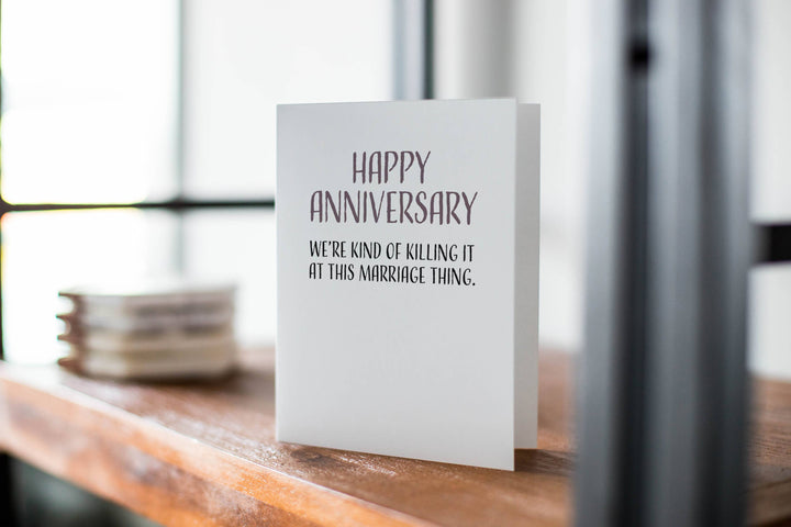 Anniversary Card •  Funny Anniversary Cards • LV004