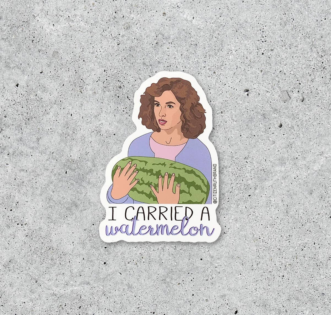 Dirty Dancing I Carried A Watermelon vinyl sticker