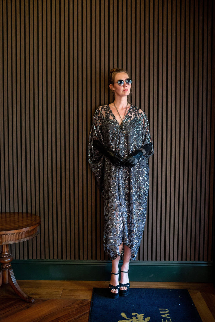 Empire Sequin Caftan