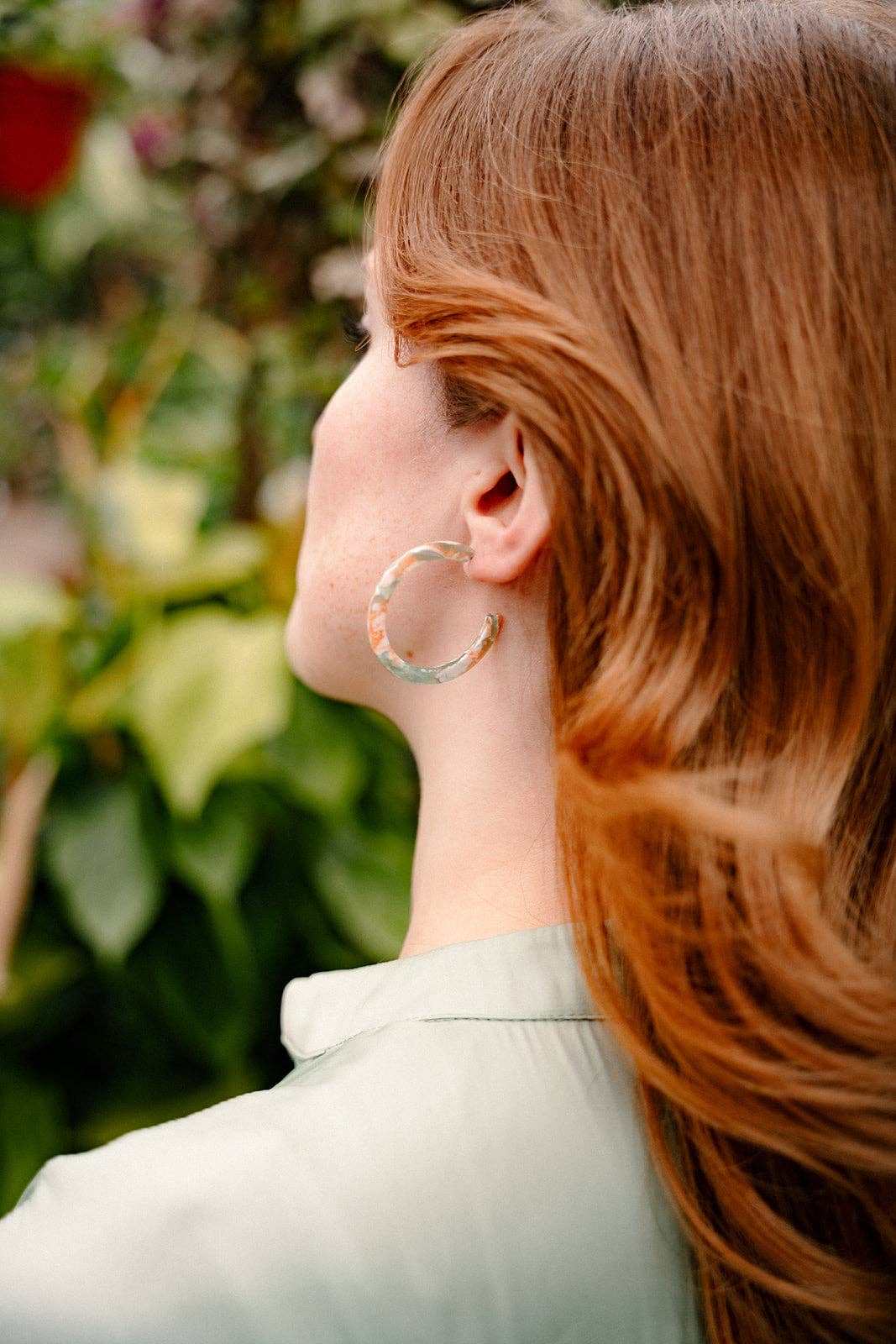 Camy Hoops - Creamsicle Mint