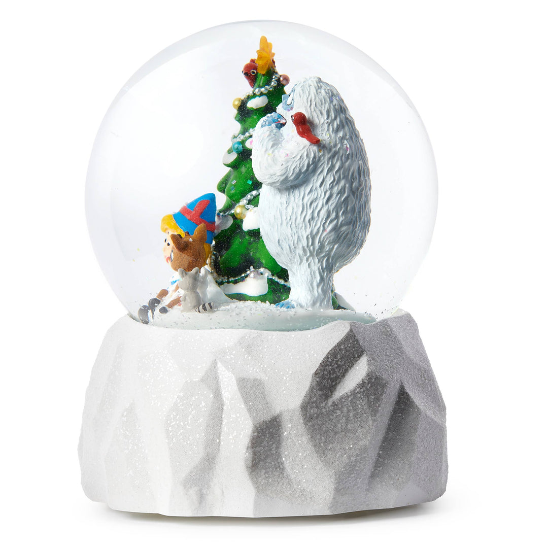 Musical LED Rudolph Dome with Friends; Ice Base