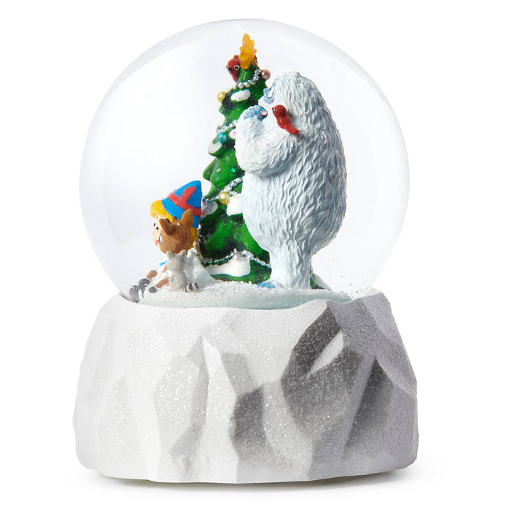 Musical LED Rudolph Dome with Friends; Ice Base