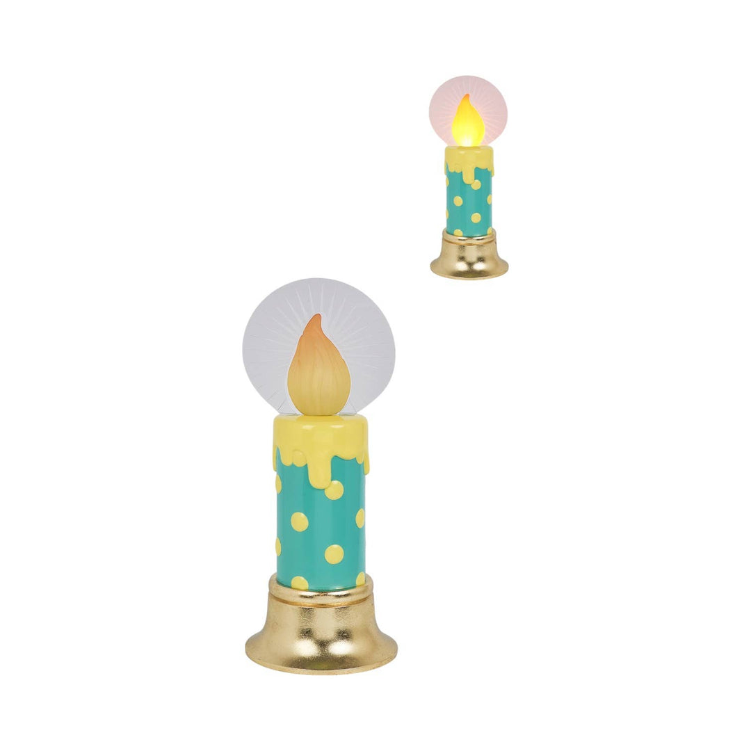 24.5in Teal LED Candle Display