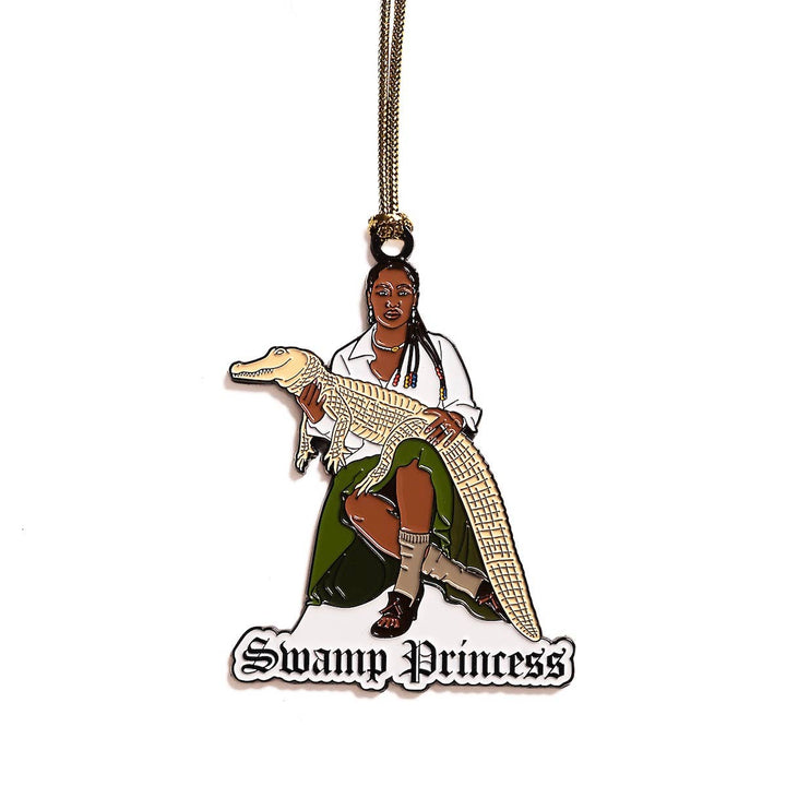 Swamp Princess Enamel Ornament