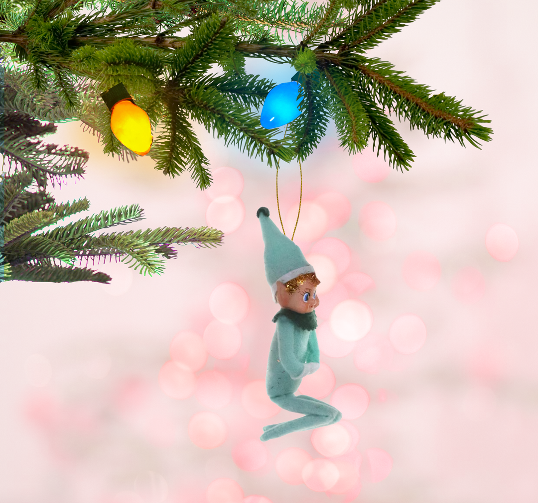 Retro Elf Ornament