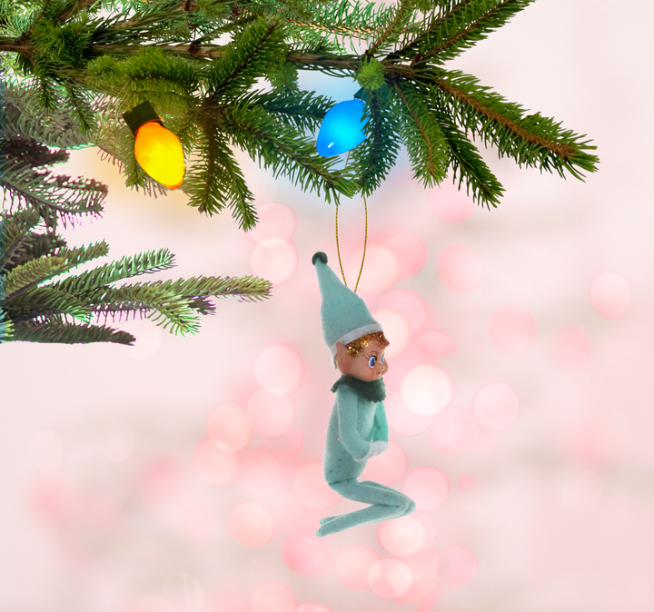 Retro Elf Ornament