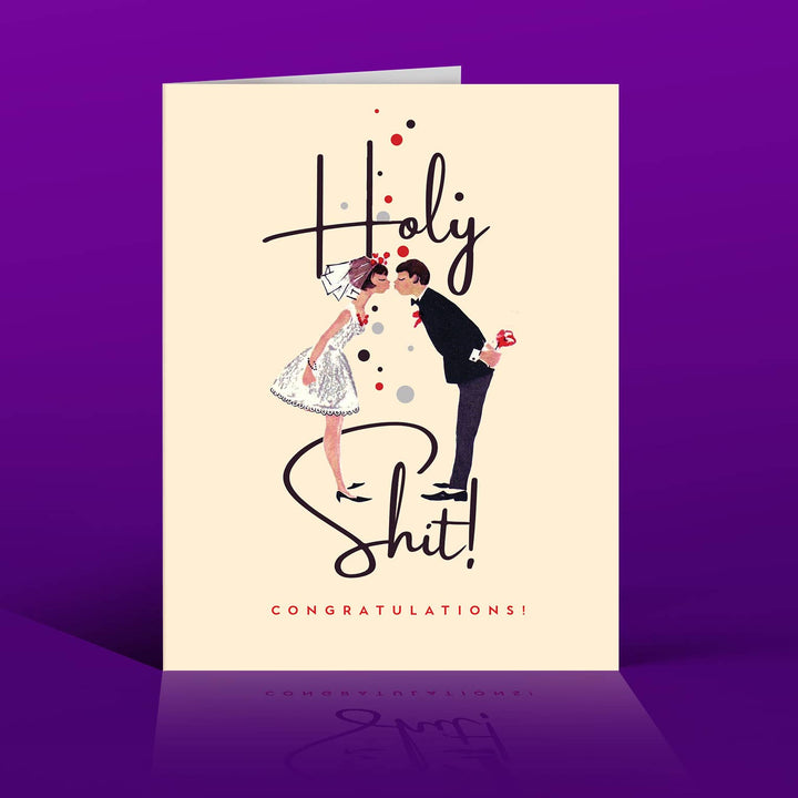 HOLY SHIT! wedding card