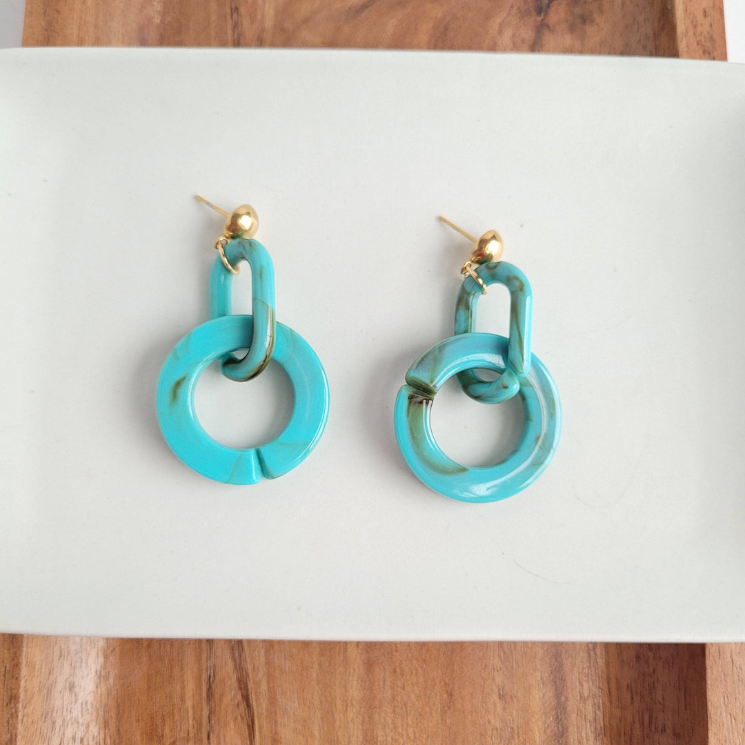 Cora Earrings - Turquoise // Jewelry
