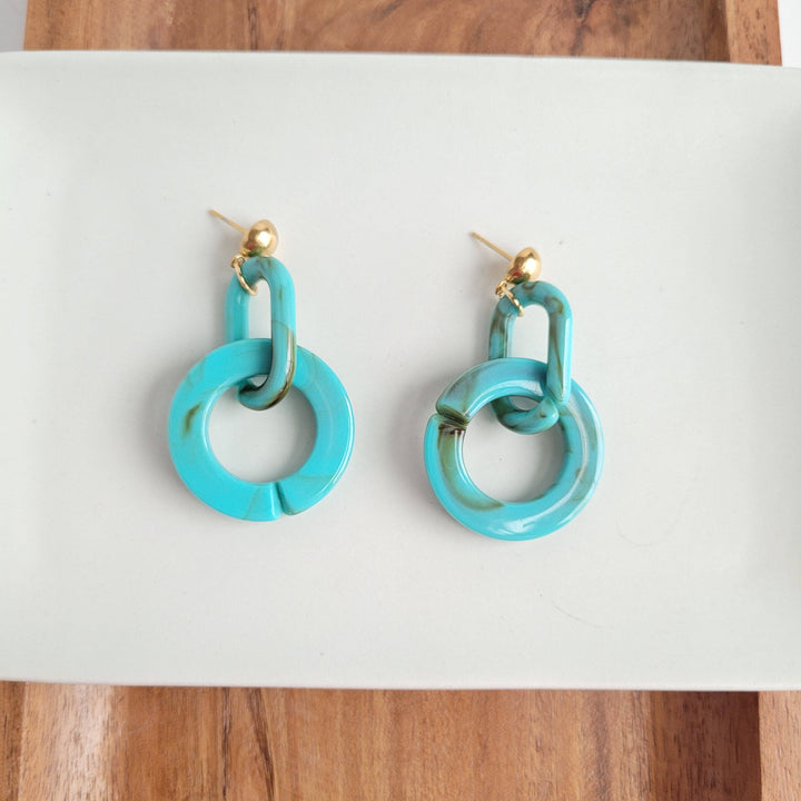 Cora Earrings - Turquoise // Jewelry