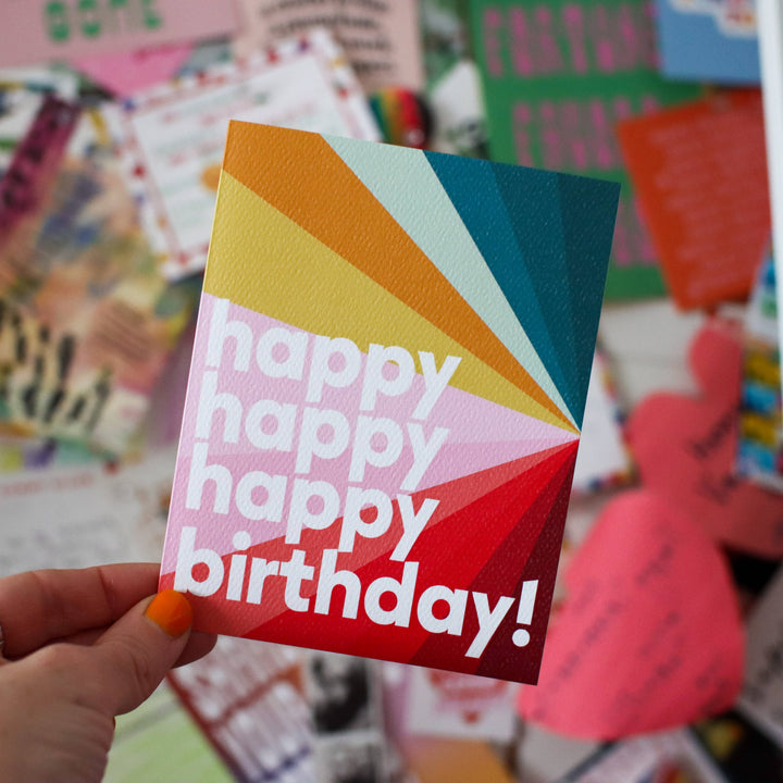 BIRTHDAY SPECTRUM - greeting card