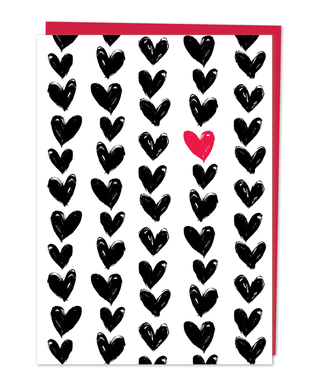 LV11 -"Painted Hearts” Greeting Card.