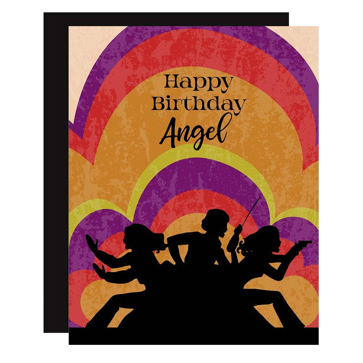 Angels Inspired Pop Icon Happy Birthday Angel Greeting Card