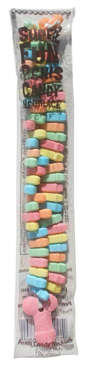 Super Fun Penis Candy Necklace - POP Display of 24