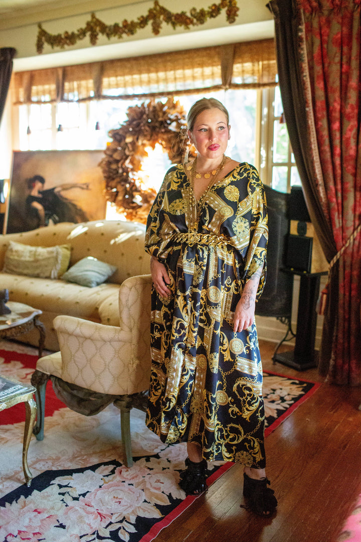 Voglia Nera Caftan Kaftan Dress