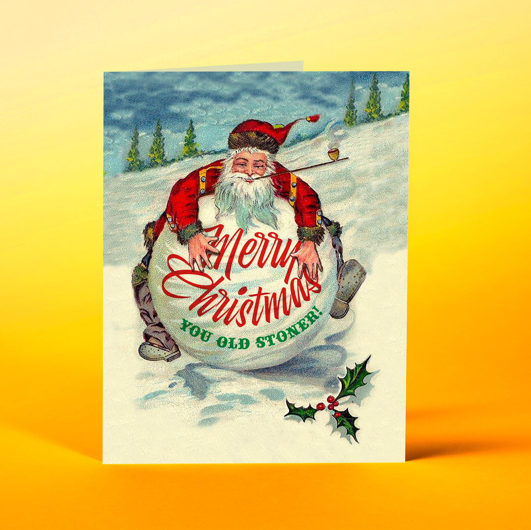 Stoner Santa Christmas Card