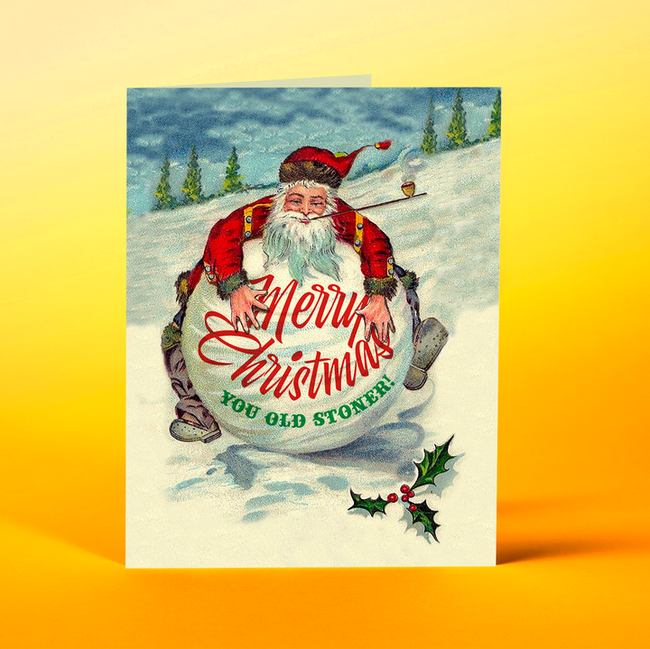 Stoner Santa Christmas Card