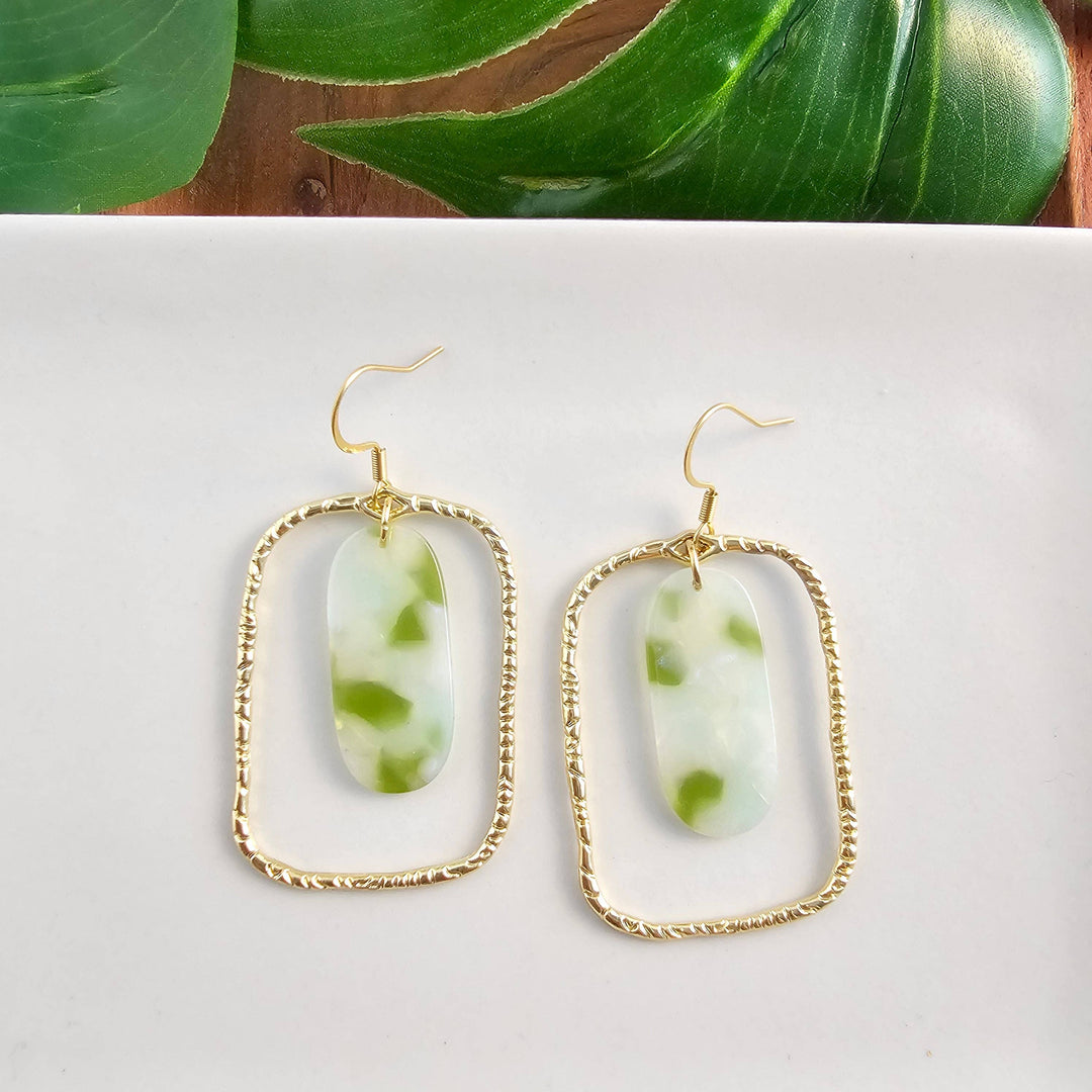 Madison Earrings - Pear Opal // Jewelry