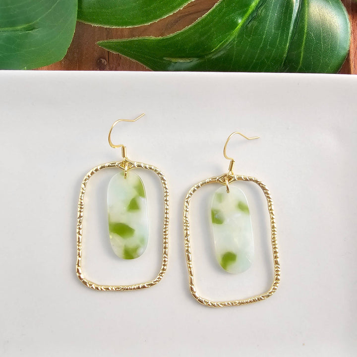 Madison Earrings - Pear Opal // Jewelry