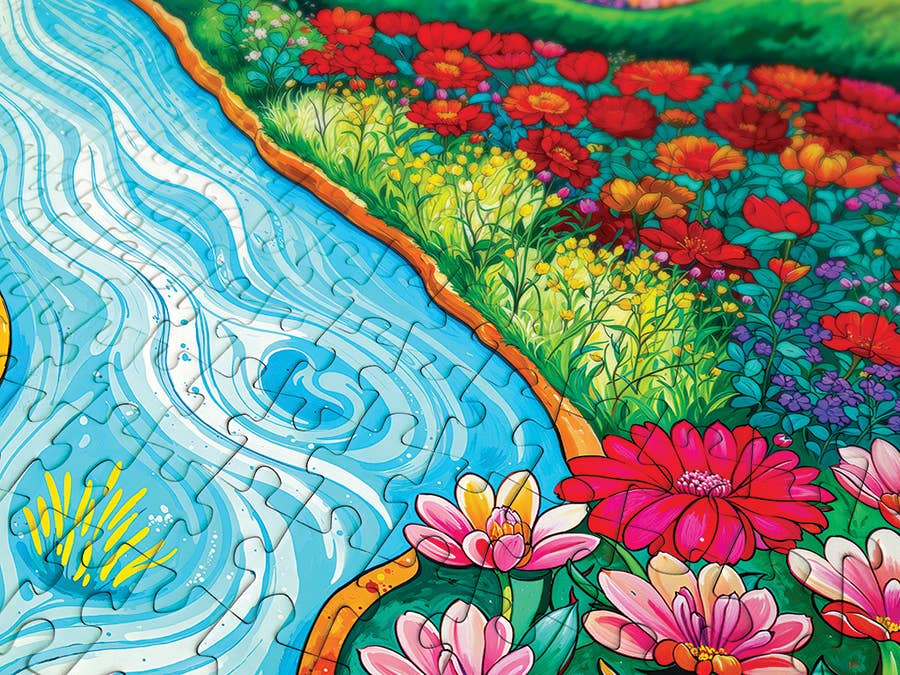 Colorful Highlands 1000-Piece Enjoy Puzzle