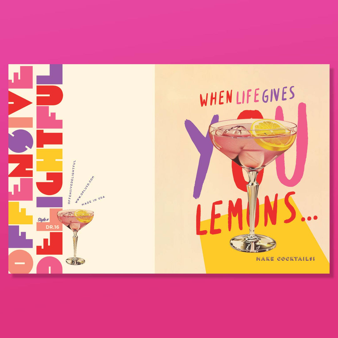 When Life Gives You LEMONS...Make COCKTAILS!