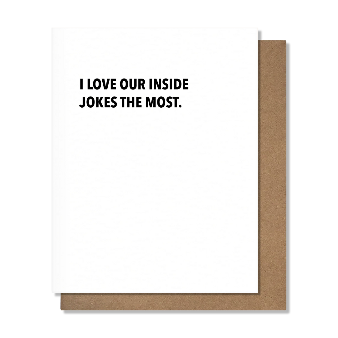 Inside Jokes - Friendship Card
