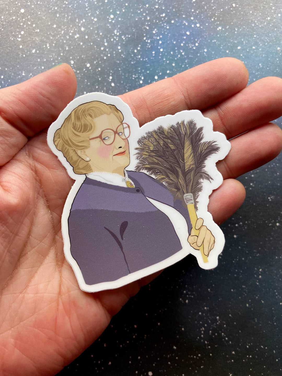 Vinyl Decal - "Mrs. Doubtfire" Robin Williams