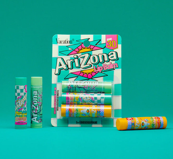 Vacation AriZona Iced Tea 3 Pack Lip Balm