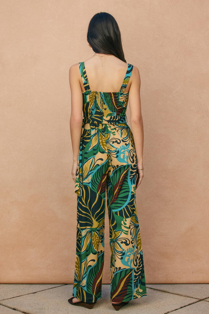 Beach House Wide Strap Jumpsuit