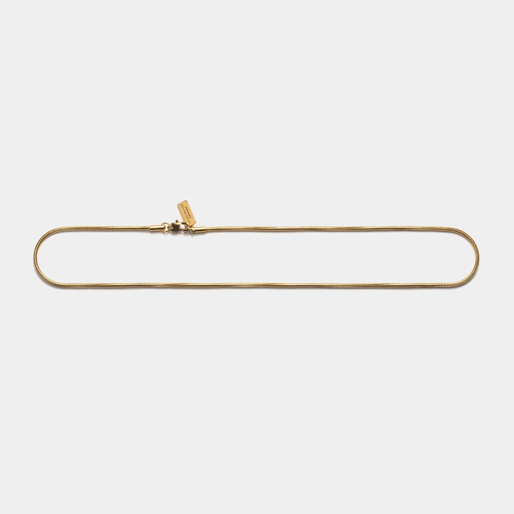 Snake Chain Necklace Gold