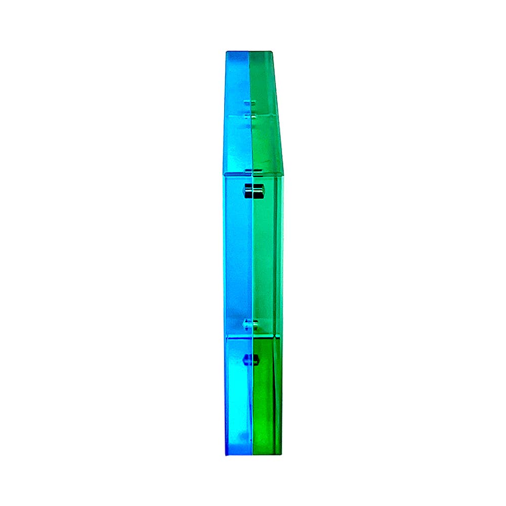 5"x7" Dual-Color Edge Magnet Frame - Green and Aqua