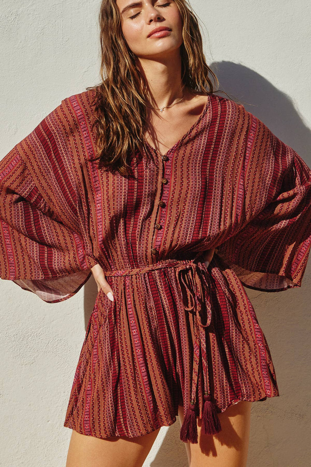 Pacifica Button-Up Romper