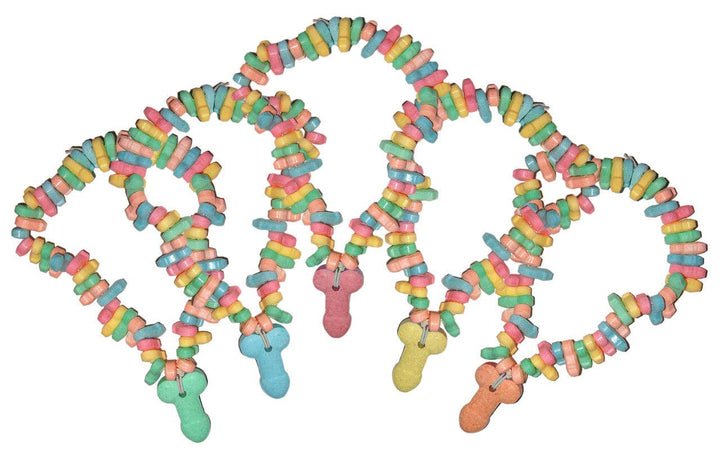 Super Fun Penis Candy Necklace - POP Display of 24